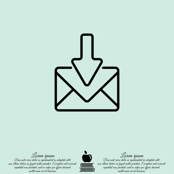 Design des E-Mail-Symbols. — Stockvektor