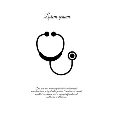 Sağlık stetoskop simgesi
