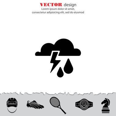 fırtına, bulutlar ve yağmur