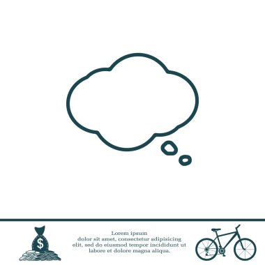 Bulut düşünme simgesi