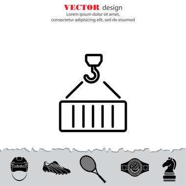 Web satırı simgesi. Vinç