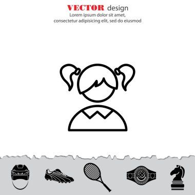 Kız öğrenci web simgesi