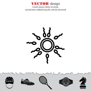 Yumurta ve sperm web satırı simgesi