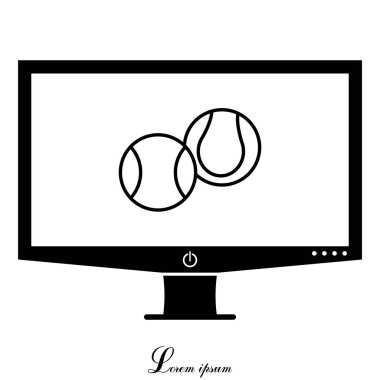  Tenis topları simgesi