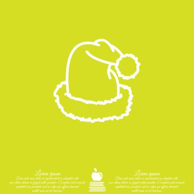 Noel Baba şapka simgesi