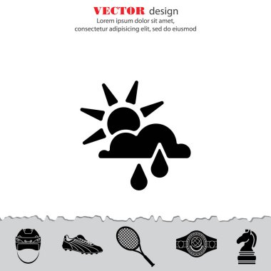 Güneş, bulut ve yağmur