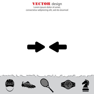 sol ve sağ okları simge