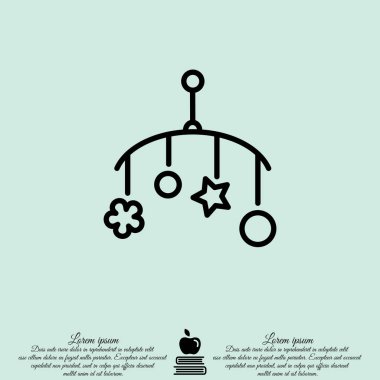 Tasarım bebek simgesinin.