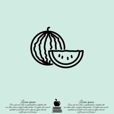 Karpuz web satırı simgesi