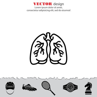 İnsan akciğerleri simgesi