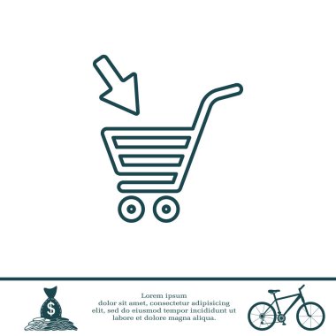 Alışveriş arabası simgesi