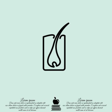 saç düzeni simgesini