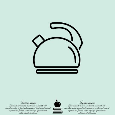 Su ısıtıcısı Web satırı simgesi