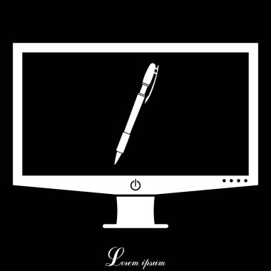 Tükenmez kalem simgesini