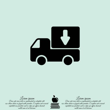 Web simgesi. Teslimat