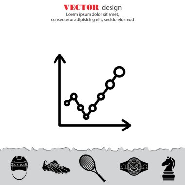grafik satırı simgesi