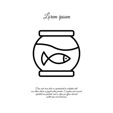 Akvaryum balık simgesiyle