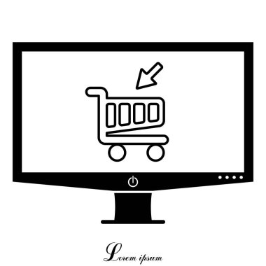 Alışveriş arabası simgesi