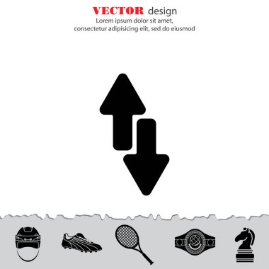 Web satırı simgesi. Oklar