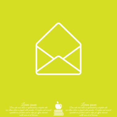 Zarf web satırı simgesi