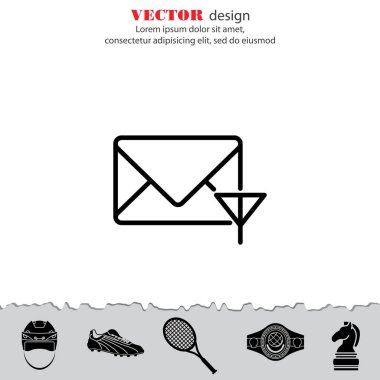 e-posta simgesi tasarım.