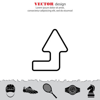 Ok sağ yukarı simgesi