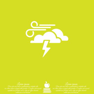 Şimşek, bulutlar ve Rüzgar