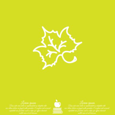 Akçaağaç yaprağı simgesi