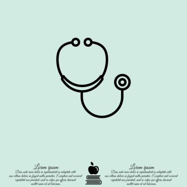 Sağlık stetoskop simgesi