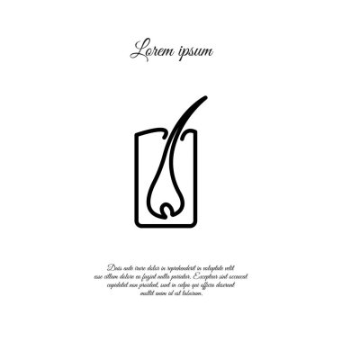 saç düzeni simgesini