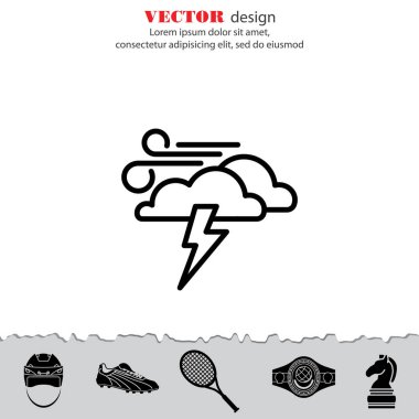 Şimşek, bulutlar ve Rüzgar