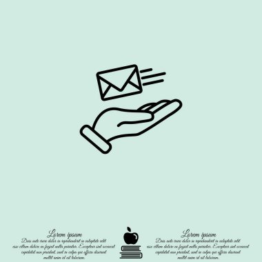e-posta simgesi tasarım.