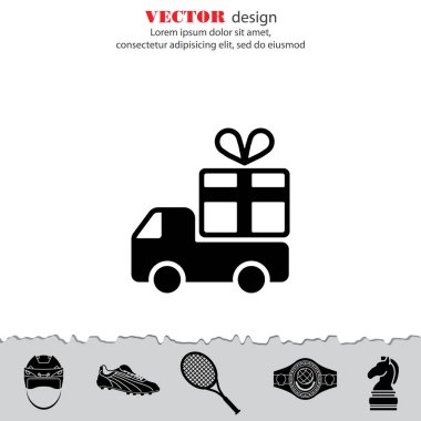 Web simgesi. Teslimat