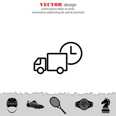 Web simgesi. Teslimat