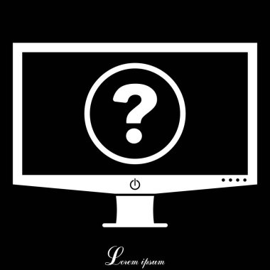 soru işareti satırı simgesi