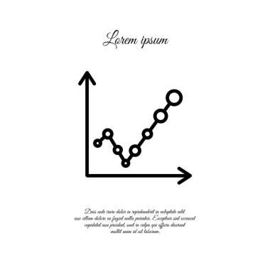 grafik satırı simgesi