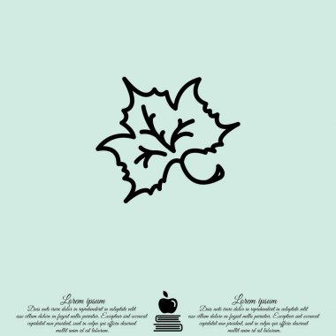 Akçaağaç yaprağı simgesi