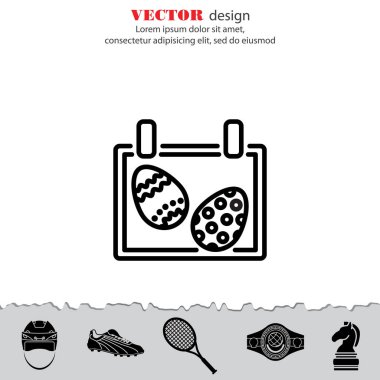 Paskalya takvim web satırı simgesi