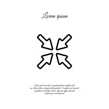 dört üst üste gelen ok simgesi