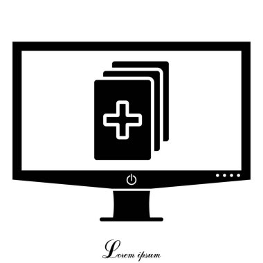 Sağlık raporu simgesi