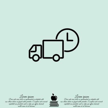 Web simgesi. Teslimat