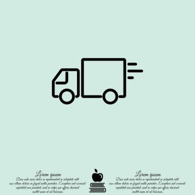 Web simgesi. Teslimat