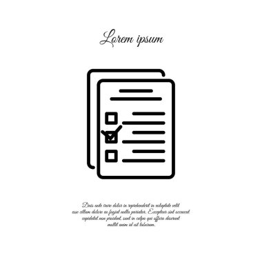 Denetim listesi web simgesi