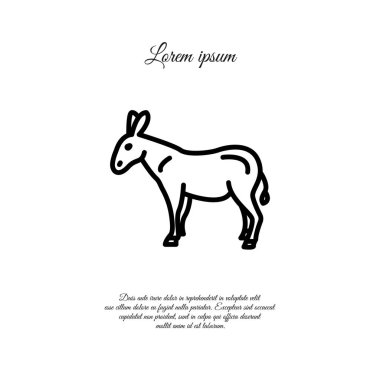 Eşek web satırı simgesi