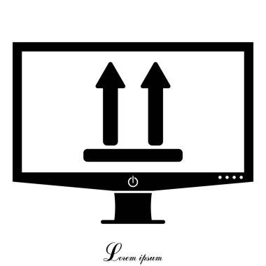 oklar tarafı yukarı işareti