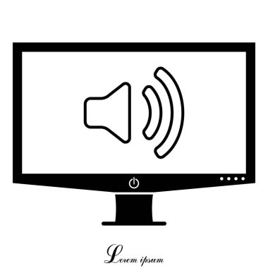 Yüksek ses ayarı simgesi