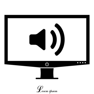 Yüksek ses ayarı simgesi