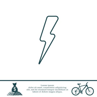 Şimşek düzlüğü simgesi