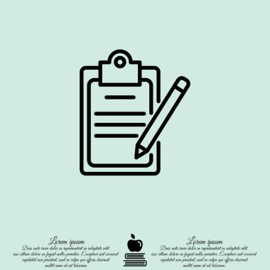 Denetim listesi web simgesi