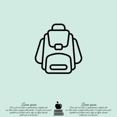 Sırt çantası satırı simgesi